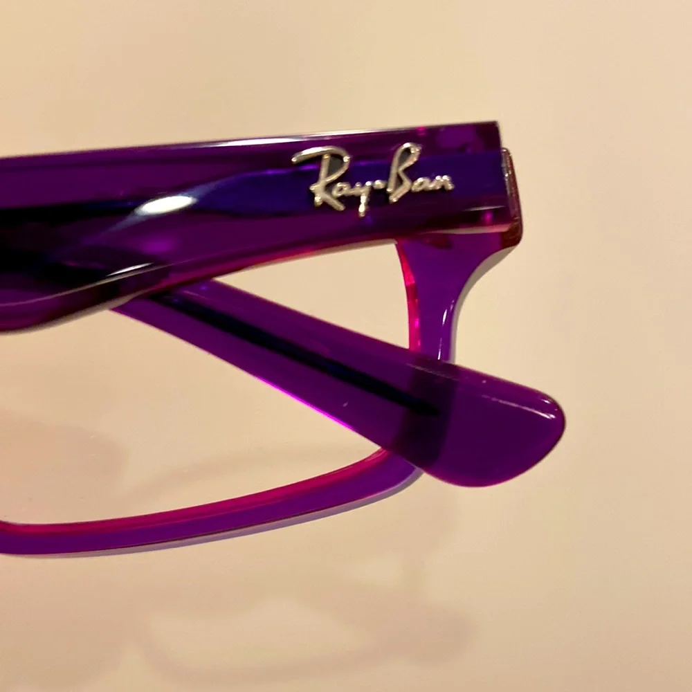 Ray Ban Wine Berry Purple Eyeglasses Frames (Kids)